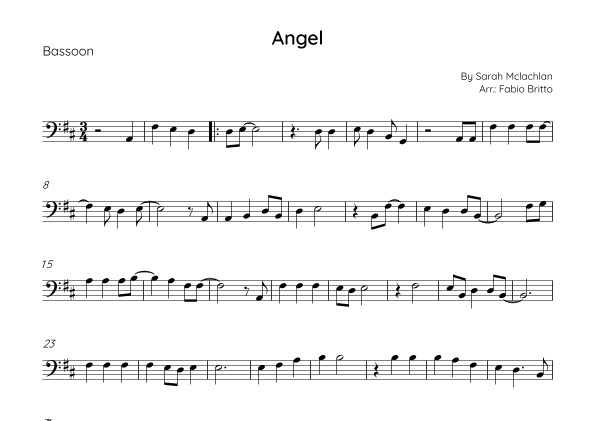 Angel (arr. Fabio Britto)