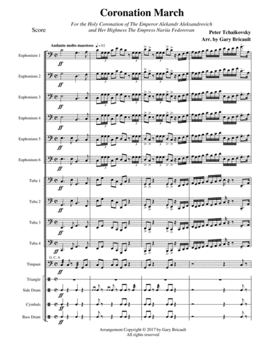 Coronation March (arr. Gary Bricault)
