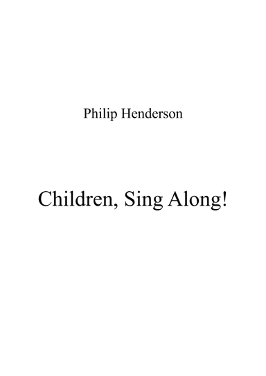 Children, Sing Along!