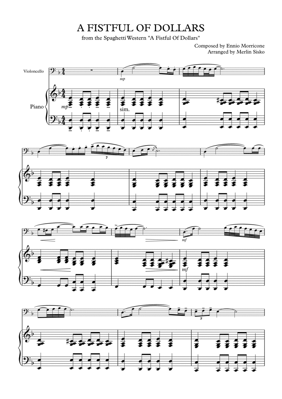 A Fistful Of Dollars (arr. Merlin Sisko)