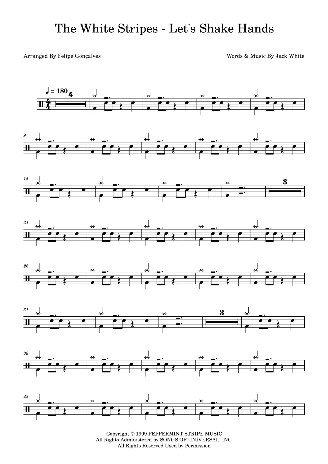 Let's Shake Hands (arr. Felipe Gonçalves)