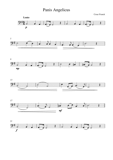 Panis Angelicus (arr. Kaiserin Rebecca)