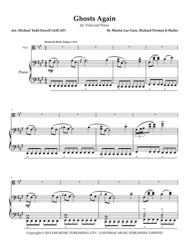 Ghosts Again (arr. Michael Todd Kovell)