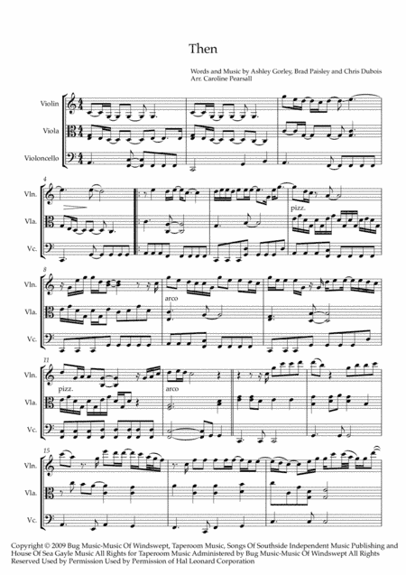 Then (arr. Caroline Pearsall)