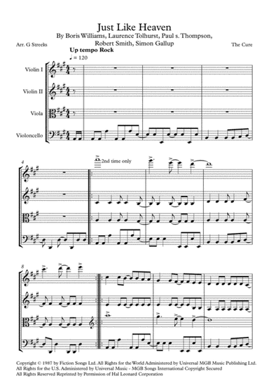 Just Like Heaven (arr. G Streeks)