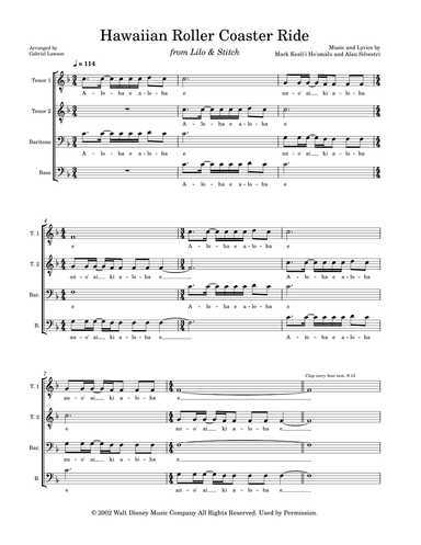 Hawaiian Roller Coaster Ride (arr. Gabriel Lawson)