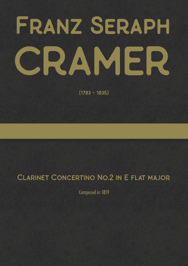 Cramer - Clarinet Concertino No.2 in E flat major (arr. J.G. Cucó Barber)