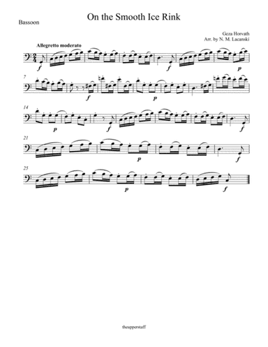 On the Smooth Ice Rink (arr. Nick Lacanski)