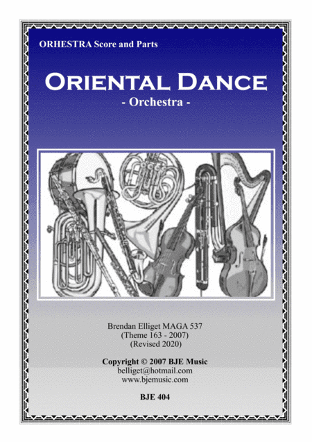 Oriental Dance - Orchestra Score and Parts PDF