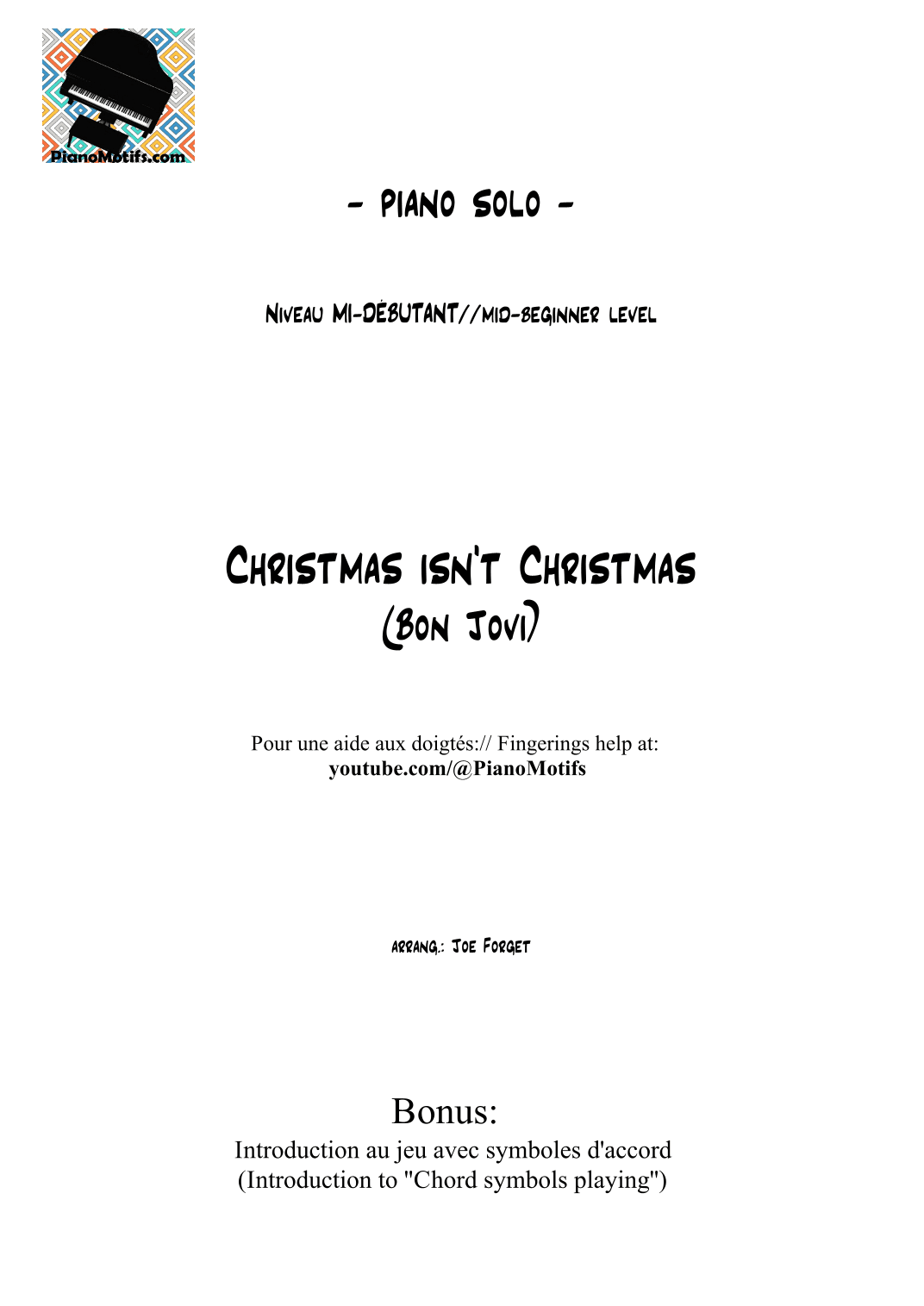 Christmas Isn't Christmas (arr. Joe Forget)