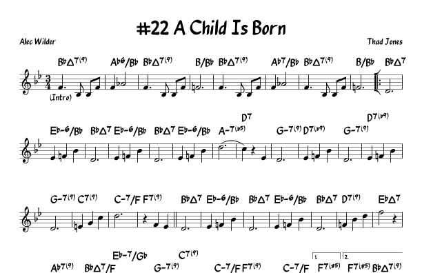A Child Is Born (arr. John Fries)