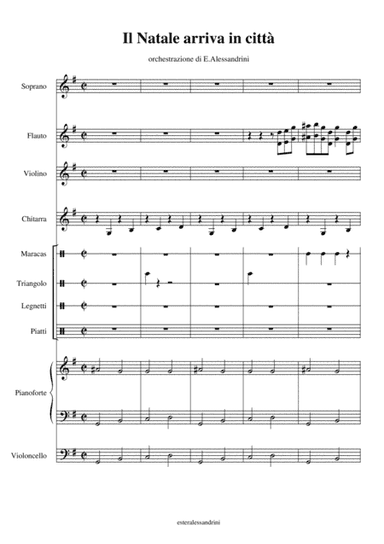 Il Natale arriva in città (arr. Ester Alessandrini)