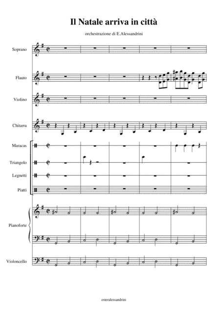 Il Natale arriva in città (arr. Ester Alessandrini)