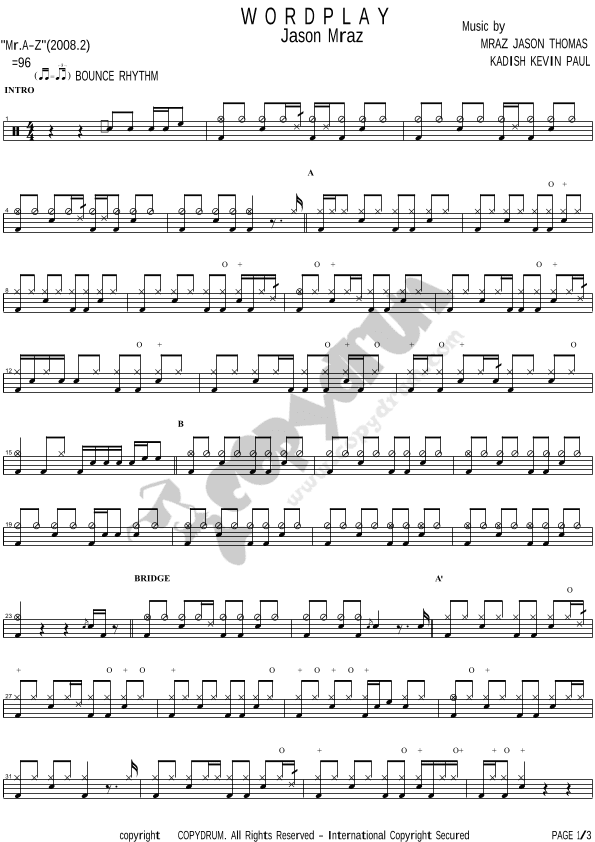 Wordplay (arr. COPYDRUM)