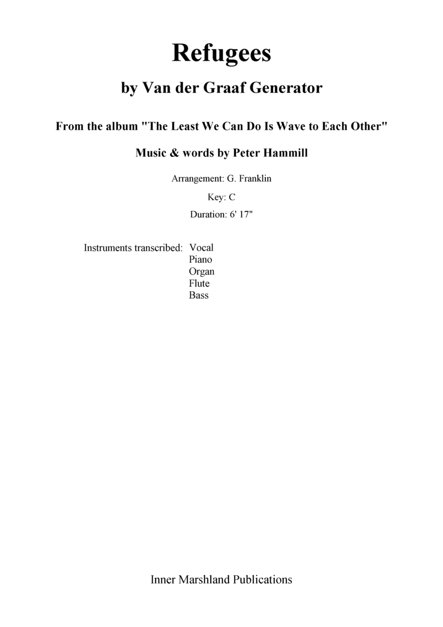 Refugees (arr. G. Franklin)