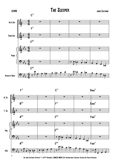 The Sleeper (arr. Anderson Quevedo)