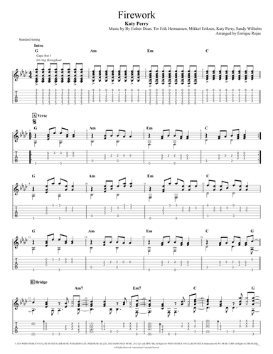 Firework (arr. Enrique Rojas)