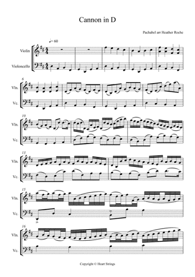 Cannon in D (arr. Heather Roche)
