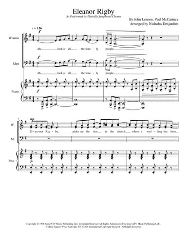 Eleanor Rigby (arr. Nicholas Desjardins)