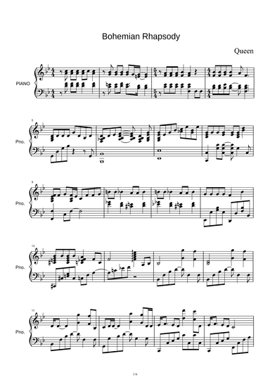 Bohemian Rhapsody (arr. Queen)
