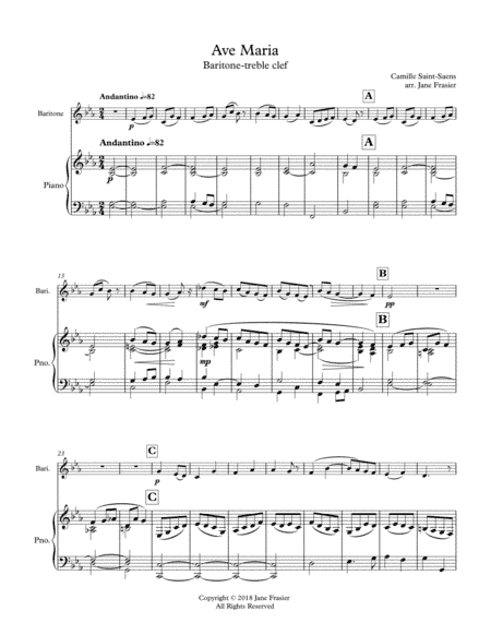 Ave Maria (arr. Jane Frasier)