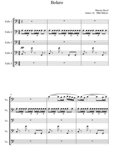 Bolero (arr. Matyas Olah)