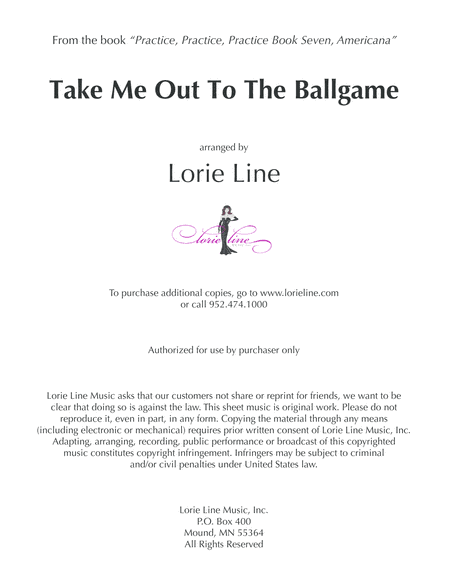 Take Me Out To The Ballgame (arr. Lorie Line)