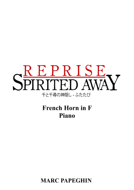 Reprise (arr. Marc Papeghin)