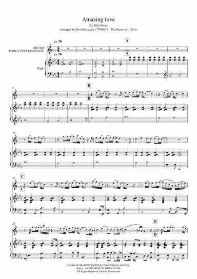 You Are My King (amazing Love) (arr. David Kocijan)