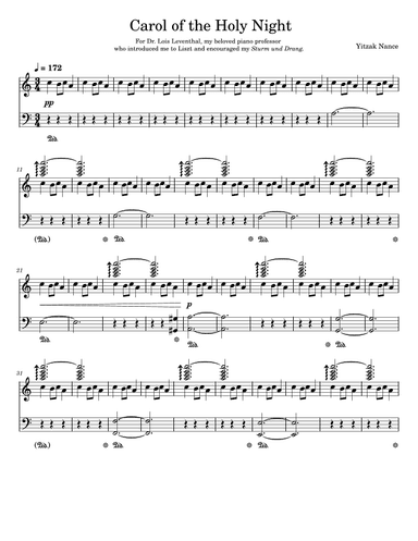 Carol of the Holy Night (arr. Yitzak Nance)