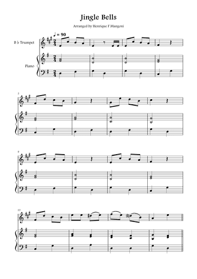 Jingle Bells (arr. Henrique F Mangoni)