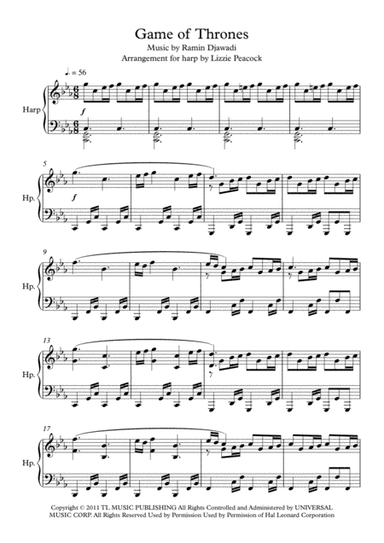 Game Of Thrones (arr. Lizzie Peacock)