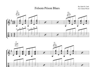 Folsom Prison Blues (arr. Calum Wood)