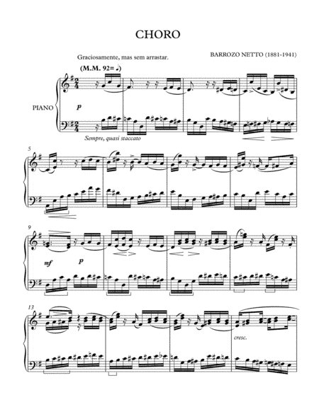 CHORO (arr. Globrazil)