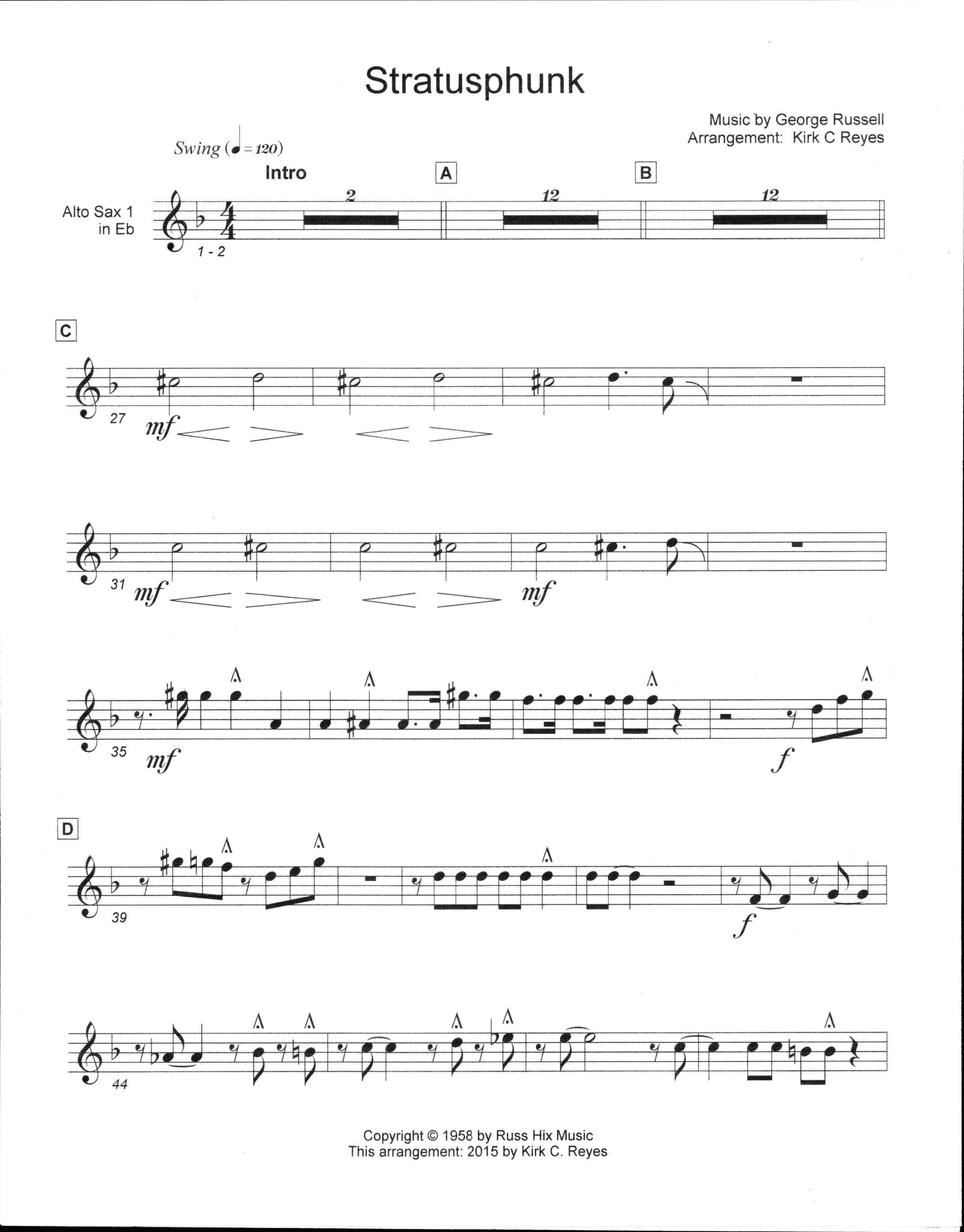 Stratusphunk (arr. Kirk C. Reyes)