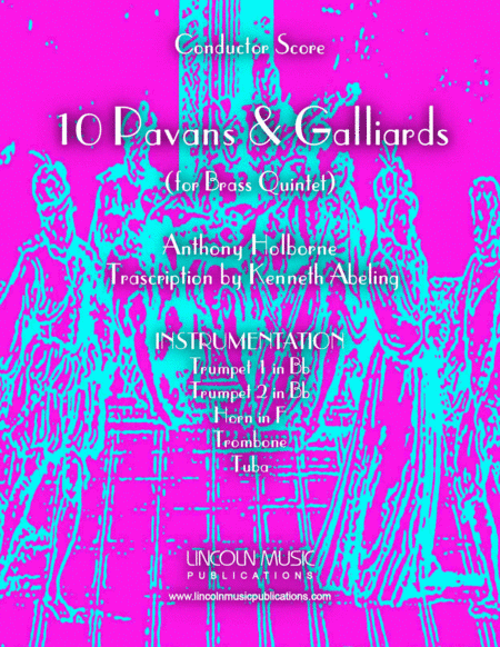 Holborne - 10 Pavans and Galliards (for Brass Quintet) (arr. Kenneth Abeling)