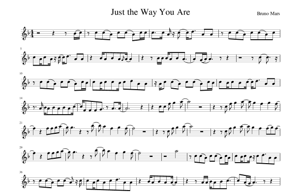 Just The Way You Are (arr. Julia Mills)