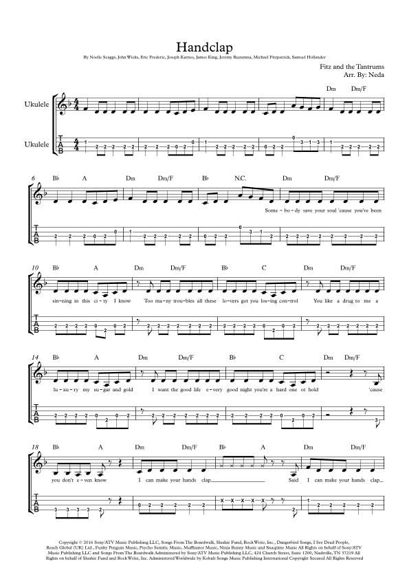 Handclap (arr. Arr. Neda)