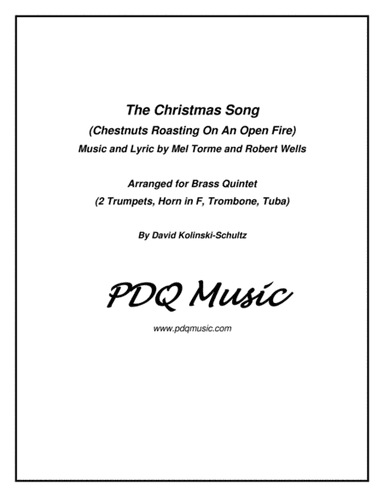 The Christmas Song (Chestnuts Roasting On An Open Fire) (arr. David Kolinski-Schultz)