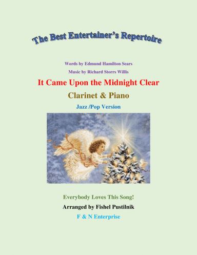 "It Came Upon The Midnight Clear"-Piano Background for Clarinet and Piano (arr. Fishel Pustilnik)