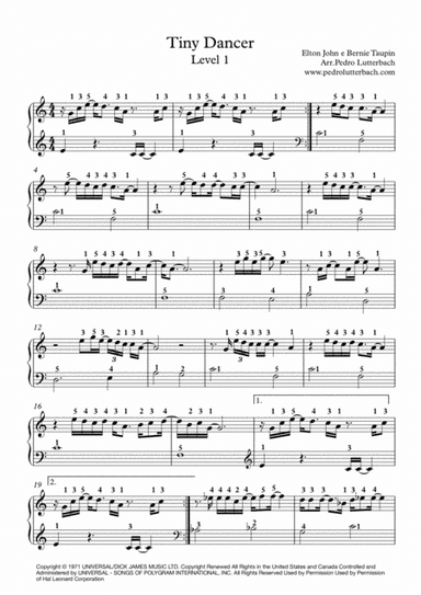Tiny Dancer (arr. Pedro Lutterbach)