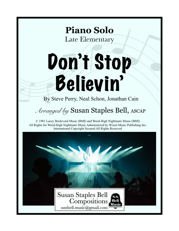 Don't Stop Believin' (arr. Susan Staples Bell, ASCAP)