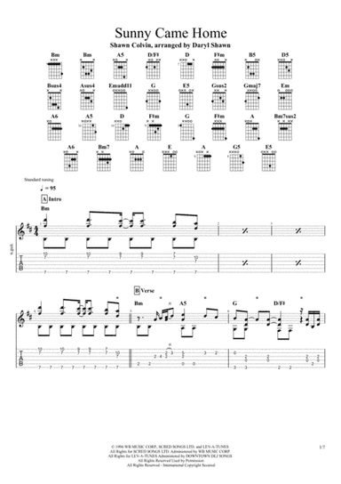 Sunny Came Home (arr. Daryl Shawn)