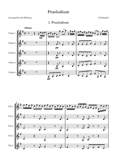 Praeludium (arr. Joe Williams)