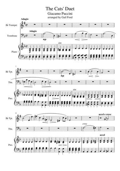 The Cats' Duet (arr. Gail Ford)