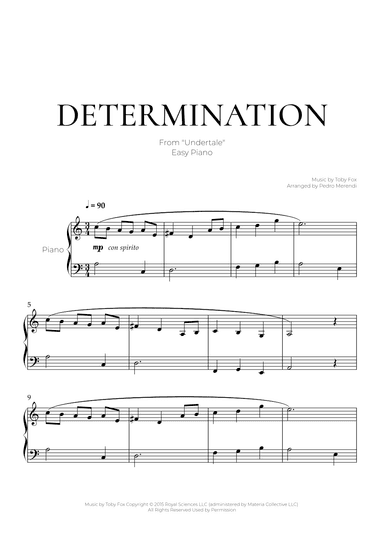 Determination (arr. Pedro Merendi)