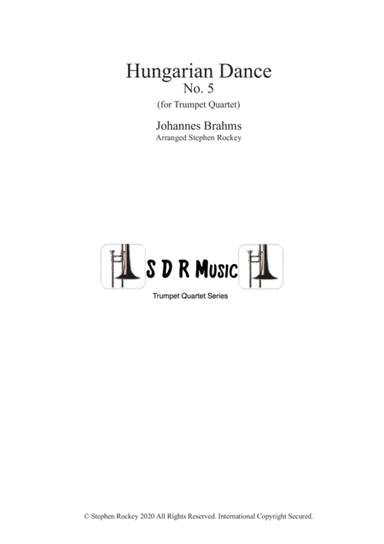 Hungarian Dance No.5 for Trumpet Quartet (arr. Stephen Rockey)