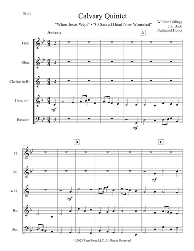 Calvary Quintet (arr. Nathaniel Hontz)