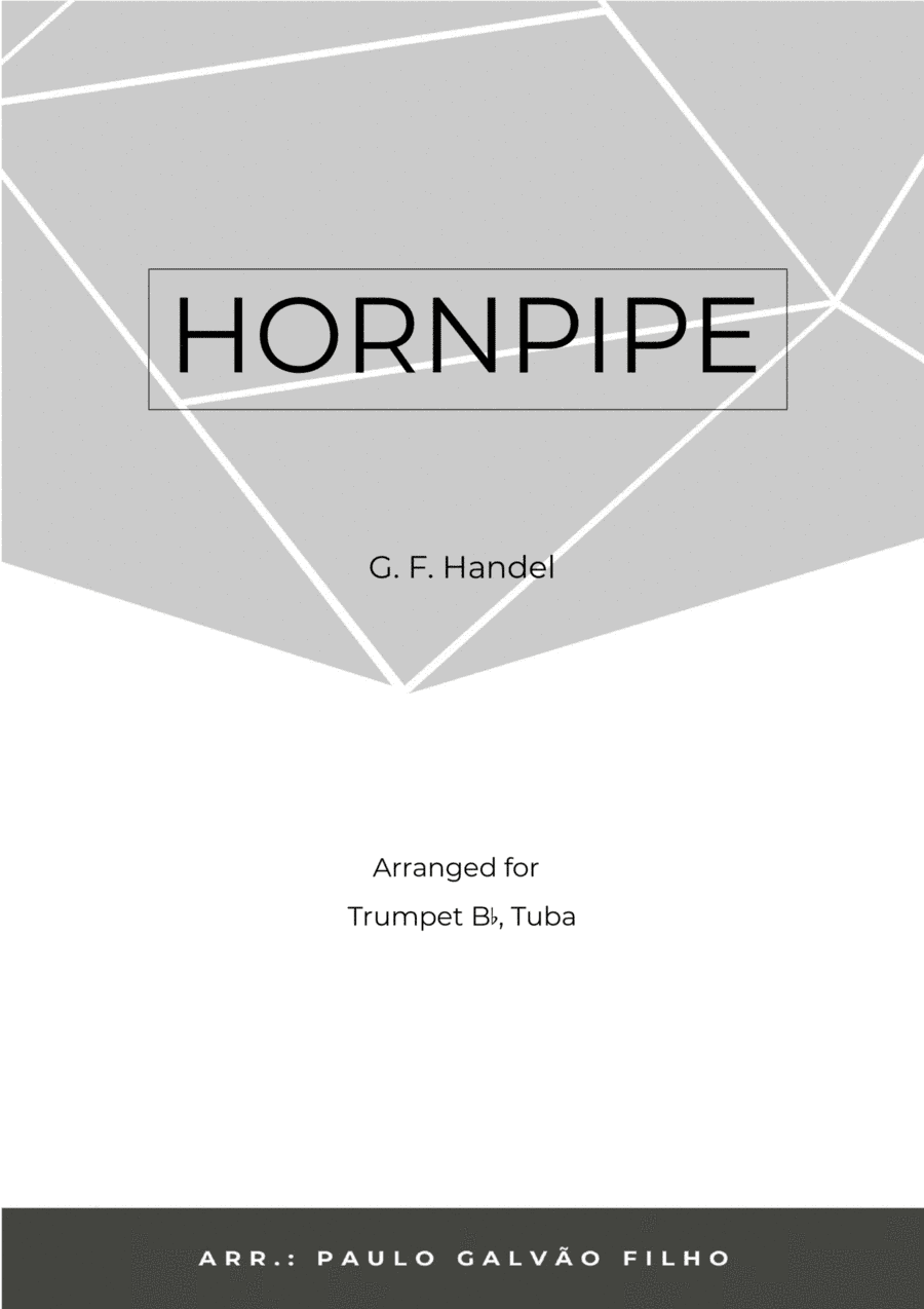 HORNPIPE - HANDEL - TRUMPET & TUBA (arr. Paulo Galvão Filho)