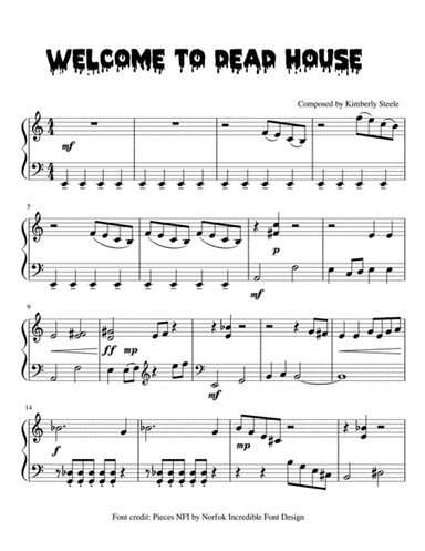 Halloween Music: Welcome To Dead House